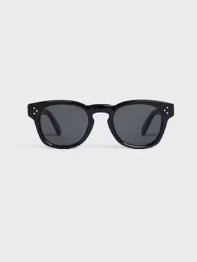 CELINE Men's Acetate Round Sunglasses